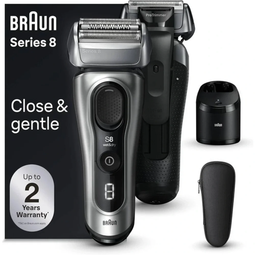 Braun Series 8 8567cc 5 in 1 Mens Electric Foil Shaver Smart-Care Center Razor A